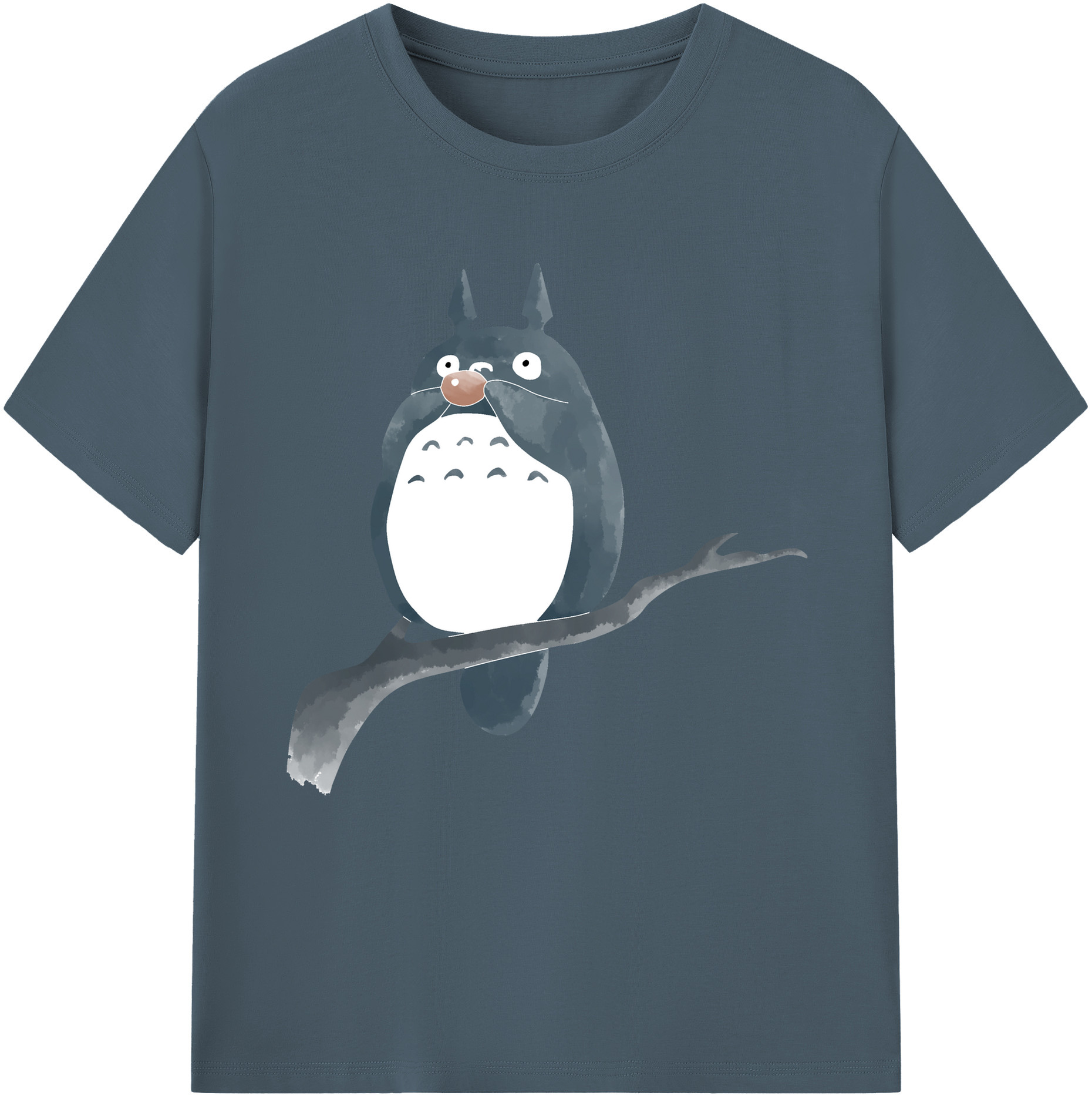 （画像用） となりのトトロ 草壁メイ 草壁サツキ My Neighbor Totoro Satsuki Kusakabe Mei Kusakabe 綿100％半袖Tシャツ（フロントプリント）